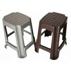 Taburete de Plástico ANAX Estándar, Diferentes Tamaños y Alturas, Forma Redonda, Color Marrón, para Oficina, Hogar, Hospital, Duradero, Apilable, Ligero - Product Image 3