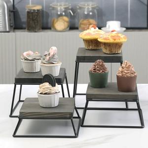 New arrival Wood and Metal Stands <b>Cake</b> <b>Tools</b> From India Wholesale Price New Arrival Customizable Durable and premium - Product Image 4