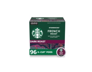 Capsules de café Starbucks K-Cup, café torréfié foncé chaud ou glacé, torréfaction française, 96 capsules Keurig - Product Image 1