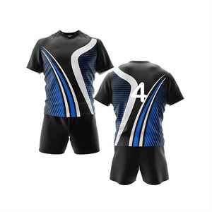 Vêtements de football rugby personnalisés 100% polyester Maillot de rugby personnalisé de haute qualité à quantité minimale de commande bas Conception libre Vêtements de football rugby Uniforme - Product Image 3