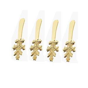 Ensemble de couverts élégants en acier inoxydable avec manche en bois fait main royal classique Couverts dorés au design élégant - Product Image 6