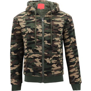 Sudadera con capucha con estampado de camuflaje de caza de material de alta calidad hecha a medida, sudaderas con capucha y sudaderas de algodón Spandex para hombre - Product Image 1