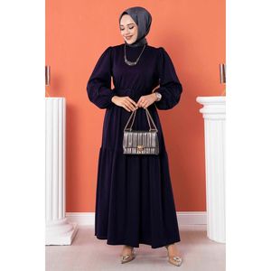 ชุดฮิญาบยาวแบบสวมเข็มขัดขนาด38,46 40ผลิตจากไก่งวง - Product Image 2