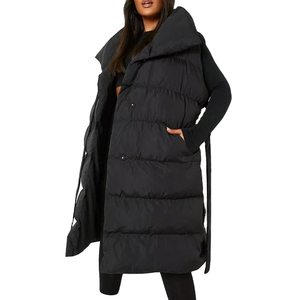 Dikson Sports conception personnalisée en gros hiver à manches longues bouffant doudoune manteau fermeture éclair mode bulle manteau pour dames femmes - Product Image 2