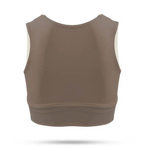 Women's Fitness Bra High Quality Breathable Quick Dry Sports Bra Made of Spandex/<b>Nylon</b> with Front Logo for Tennis - Product Image 6