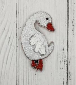 Porte-clés de luxe fait main en alliage brodé de perles, breloque tendance et élégante pour Noël, magnifique et mignon, dernière nouveauté - Product Image 1