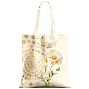 Sacs fourre-tout en nylon avec poignée en corde personnalisés, sacs cadeaux en tissu personnalisés pour femmes, sacs de shopping réutilisables, quatre saisons - Product Image 4