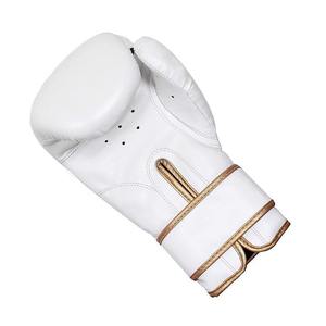 Guantes de boxeo de cuero ajustables para hombre, guantes de entrenamiento duraderos personalizados de cuero Real, gran oferta, profesionales de alta calidad - Product Image 3