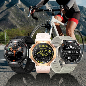 Montre connectée ronde Sower KC91, écran IPS 1,39 pouce, GPS, étanche, montre de sport avec lampe torche pour hommes et femmes - Product Image 2