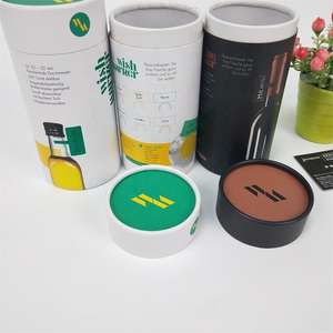 Caja de Embalaje Redonda de Cartón Kraft para Champán, Ecológica, Impresión a Todo Color, Embalaje para Vino y Whisky, Tubo de Papel con Logotipo Personalizado - Product Image 6