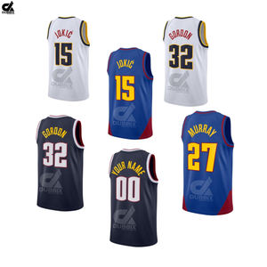 เสื้อบาสเก็ตบอลเดนเวอร์ ปี 2025 คุณภาพสูง ปักโลโก้ตามสั่ง ผ้าโพลีเอสเตอร์ 100% ระบายอากาศได้ดี ชุดทีมพร้อมลวดลาย 3 มิติ - Product Image 4