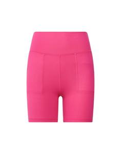 Vente chaude taille haute femmes rose Gym Shorts respirant Essence Scrunch avec 2 boutons au dos et 2 poches aux hanches - Product Image 3