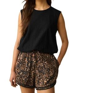 เสื้อกล้ามถักสีดำระบายอากาศได้ดีสำหรับผู้หญิงเสื้อผ้าแฟชั่นฤดูร้อน - Product Image 1