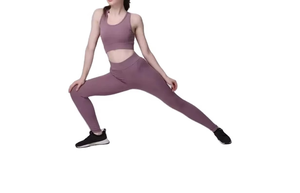 Nouvelle Mode Personnalisable Usine de Haute Qualité Sexy Sportswear Fitness Élastique Gym Activewear Femmes Yoga Ensemble 2 Pièces de Haute Qualité - Product Image 4