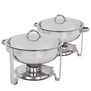 Plat de service en acier inoxydable pour buffet, idéal pour les services de traiteur - Product Image 6