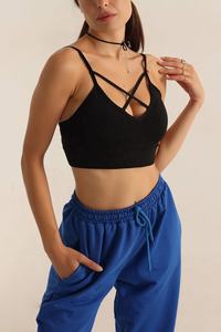 Nouveau et frais design Heather Yoga femmes soutien-gorge de sport adultes respirant Fitness Yoga soutien-gorge Logo personnalisé soutien-gorge de sport à impact élevé - Product Image 4