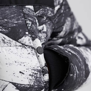 Chaqueta Parka de Invierno con Recubrimiento Personalizado, Ligera, Impermeable, Cortavientos, de Tela de Satén de Seda para Hombre - Product Image 6