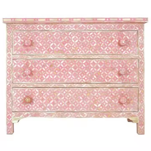 Grand Bone Inlay Appeal Home Muebles decorativos de lujo Pieza de Crescent Crafts - Product Image 4