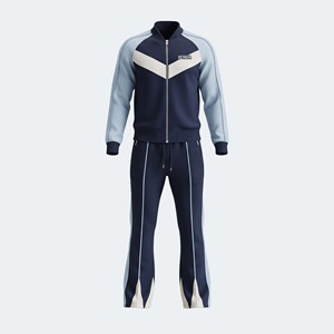 Conjunto Deportivo para Hombre, Corte Regular, Cuello Alto, Estilo Casual, Transpirable, Secado Rápido, Cierre con Cordón, Manga Larga, Colores Sólidos - Product Image 4