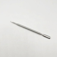 Pousse-cuticules et coupe-cuticules de qualité professionnelle en acier inoxydable, outil de manucure jetable en boîte