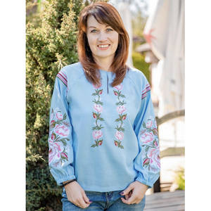 New Arrival Summer Cotton Blouse Embroidered Tassel Design Vintage Romanian <b>Shirts</b> for Summer <b>Parties</b> Traditional Muslim - Product Image 1