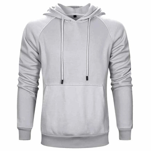 Sweat-shirt décontracté pour homme personnalisé, beige, à capuche avec cordon de serrage, poche kangourou, coton premium écologique 200g - Product Image 3