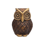 Estatuilla de escultura de búho de latón hecha a mano, pieza de exhibición religiosa pulida de 1,4 kg para el hogar, la Oficina, la decoración de la habitación, colección de regalos - Product Image 6