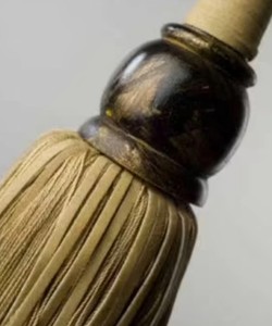 Large Tie Back Antique Wood Leather Tassel Curtain Rope <b>Tiebacks</b> Voile-drapes Holdback - Product Image 3
