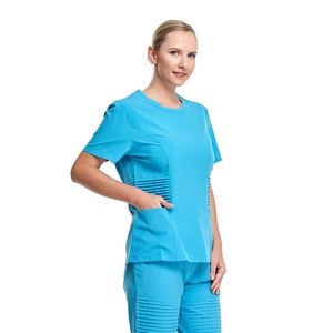Uniforme de Enfermera con Logotipo Personalizado a la Moda, Uniforme Médico de Alta Calidad con Spandex para Hospitales, para Médicos y Enfermeras - Product Image 2