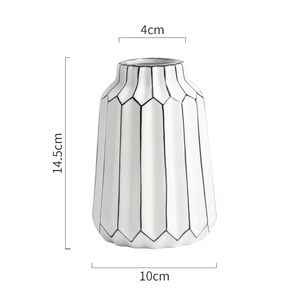 Florero de cerámica con estilo moderno, decorativo para el hogar, nuevo diseño, buena venta, maceta de alto acabado elegante - Product Image 2