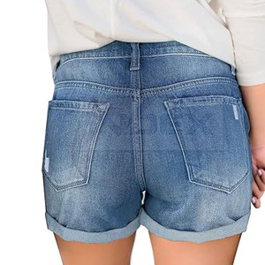 Haute qualité meilleur Design femmes jean court 2024 nouveau Style femmes jean court séchage rapide femmes jean court - Product Image 2