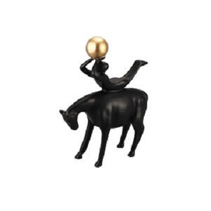 Sculptures en forme de cœur lancés en laiton, Sculptures en aluminium, fait à la main, décoration abstraite, Figurines de bar - Product Image 2