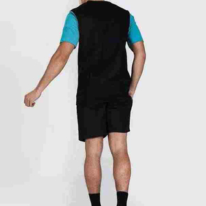 Nuevos estilos, ropa de calle de verano, Conjunto de camiseta informal, punto transpirable, cuello redondo, estampado que combina con todo con pantalones cortos - Product Image 2