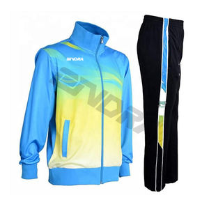 Conception de logo de marque personnalisée 66% coton 34% polyester gris chiné coupe chaude standard vêtements de sport survêtement en polaire technique - Product Image 4