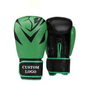 Gants de boxe en cuir respirant de haute qualité, couleur personnalisée, avec logo personnalisé, rembourrage durable pour l'entraînement en extérieur, adultes - Product Image 2