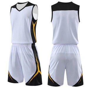 Ropa deportiva de baloncesto transpirable de alta calidad para hombres y mujeres, kits de uniformes universitarios y de equipo, incluye chaleco - Product Image 4