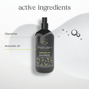 RELAXPERIENCE Loción precera Aguacate 250ml con glicerina Aceite de aguacate Ácido láctico Hidratante Calmante Preparación DE LA PIEL - Product Image 2