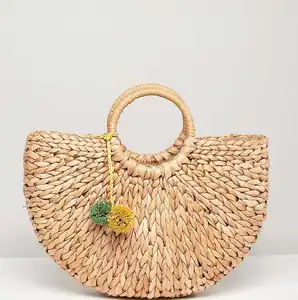 Neue Art Mode tasche handgemachte Handtasche Strohs ack Traw Strand tasche Bali heiße Artikel kosten günstige DHT Handwerk Vietnam