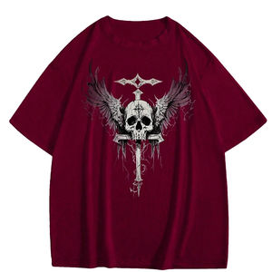 Camiseta de diseño personalizado con estampado personalizado DTF para mujer, camisetas de tendencia para mujer, ropa informal, camisetas para hombre - Product Image 1