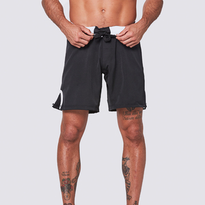 กางเกงขาสั้นนักมวยปล้ำสีดำสำหรับผู้ชาย - Product Image 6