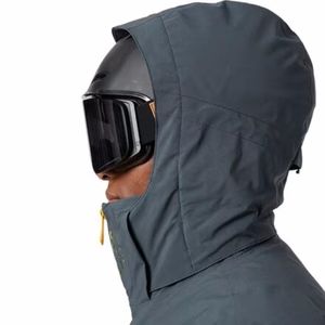 Chaqueta de esquí para hombre de nuevo diseño de carcasa suave de color sólido, chaqueta de esquí deportiva de grúa impermeable para exteriores personalizada de alta calidad 10000 - Product Image 4