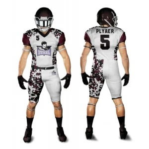 Uniformes de football américain respirants personnalisés de la meilleure qualité pour adultes ensembles sublimés en gros - Product Image 3