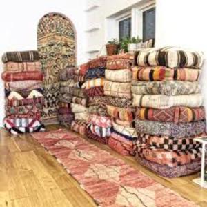 Manta Marroquí Hecha a Mano, Auténtica, Artesanal, Diseño Tribal, Suave, Tejida, Decoración para el Hogar, Regalo - Product Image 1