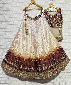 Lourd exclusif designer indien Lehenga Choli avec chemisier avec Dupatta dernier nouveau concepteur prix le plus bas dans les vêtements ethniques ApparelGarment - Product Image 2