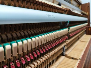 KAWAI KL602 Upright Piano from Japan Brown Wood Grain Rich Sound Quality Delicate Tone and Durable Body - Product Image 3