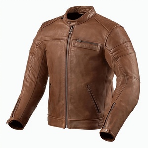 Nouveau modèle de veste en cuir personnalisée en gros pour hommes veste de moto de toutes les tailles disponibles veste pour homme - Product Image 1