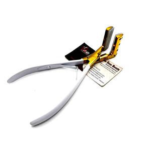 Alicates de extensión de cabello con cinta de acero inoxidable en tono dorado blanco Herramientas de extensión de cabello con logotipo personalizado - Product Image 1