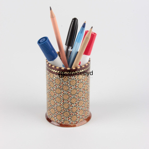 Portalápices de Madera Moderno de Primera Calidad Tradebyd, Impreso con Esmalte, Personalizado, Organizador de Escritorio Duradero para Uso Diario en el Espacio de Trabajo - Product Image 1