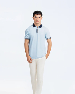 Hommes à la mode imprimé 100% coton tricoté pour T-Shirt à manches courtes solide Logo personnalisé séchage rapide Anti-rétrécissement 220g vente chaude - Product Image 2