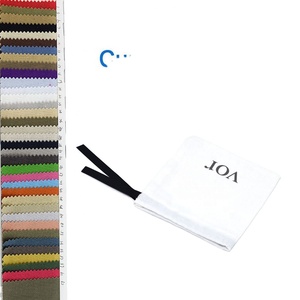 Pochette en coton mousseline de lin blanc avec cordon de serrage, petite, personnalisable avec logo, pour bijoux - Product Image 3